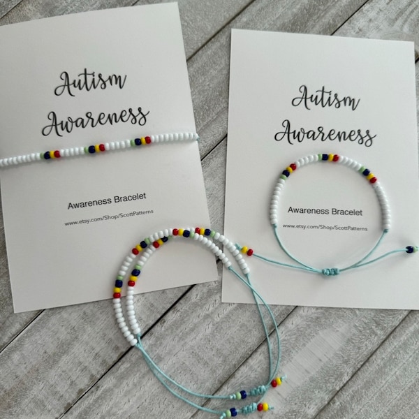 Autism Awareness Bracelet; Autism Spectrum Disorder; Autism Support; Medical Diagnosis Bracelet; Raise Awareness