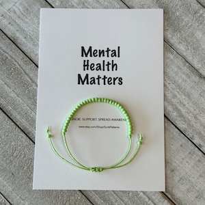 Mental Heath Awareness Bracelet, Awareness Beaded Bracelet, My story isn’t over yet, bracelet, support mental health, suicide prevention