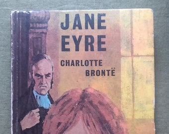 Vintage Charlotte Brontë Jane Eyre libro de tapa dura edición 1973