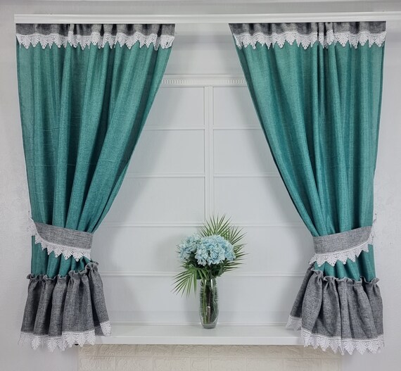Light Turquoise Curtains