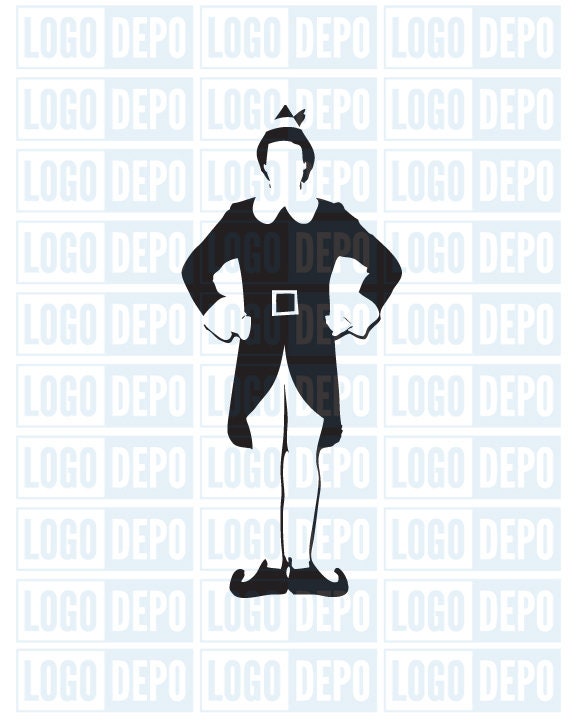 Buddy The Elf SVG Elf Movie Elf Silhouette Funny | Etsy