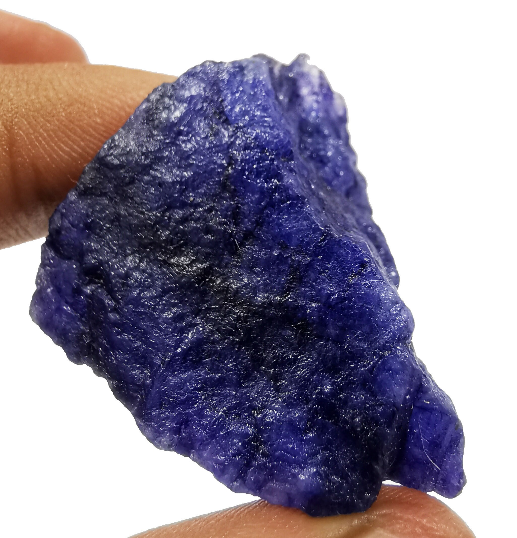129 Ct Natural Blue Sapphire Rough Rock Madagascar Gemstones Etsy