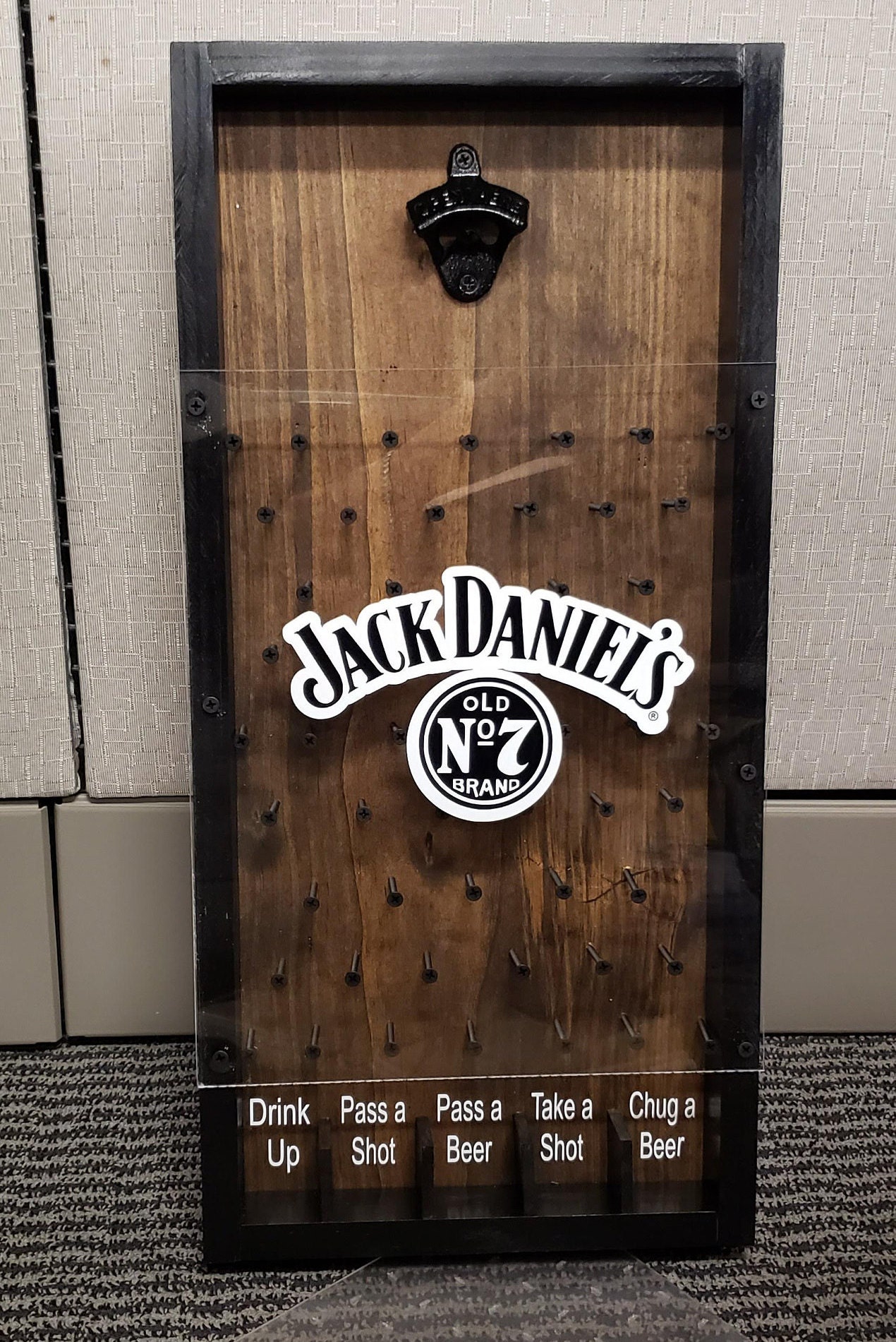 Jack Daniels Drinko Plinko Wall Mount bottle opener Etsy