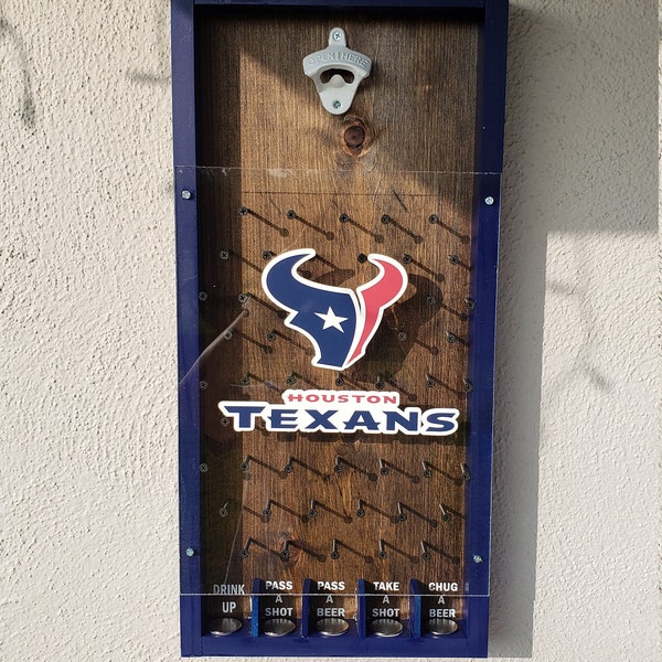 Houston Texans Drinko Plinko Wall mount bottle opener