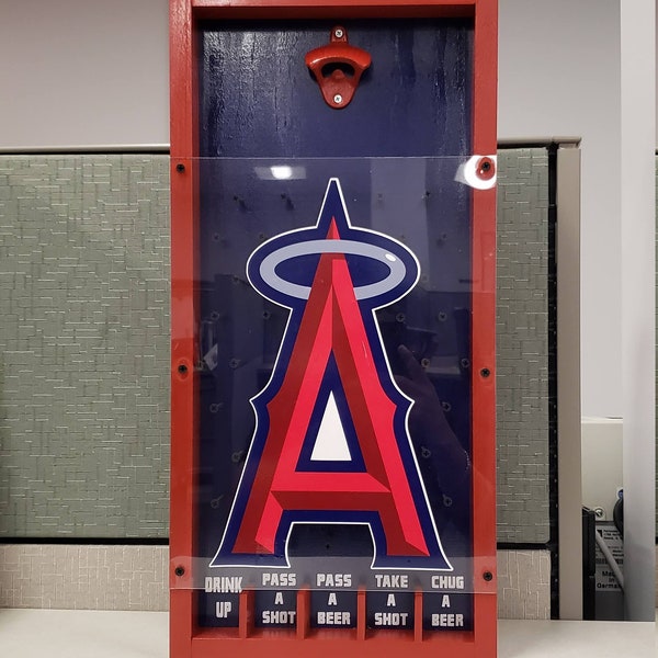 Los Angeles Angels Drinko Plinko Wall Mount bottle opener