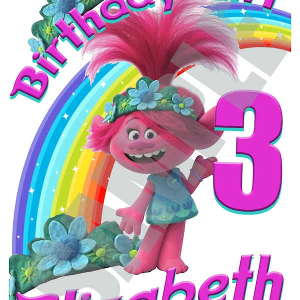 Trolls Girl's Birthday