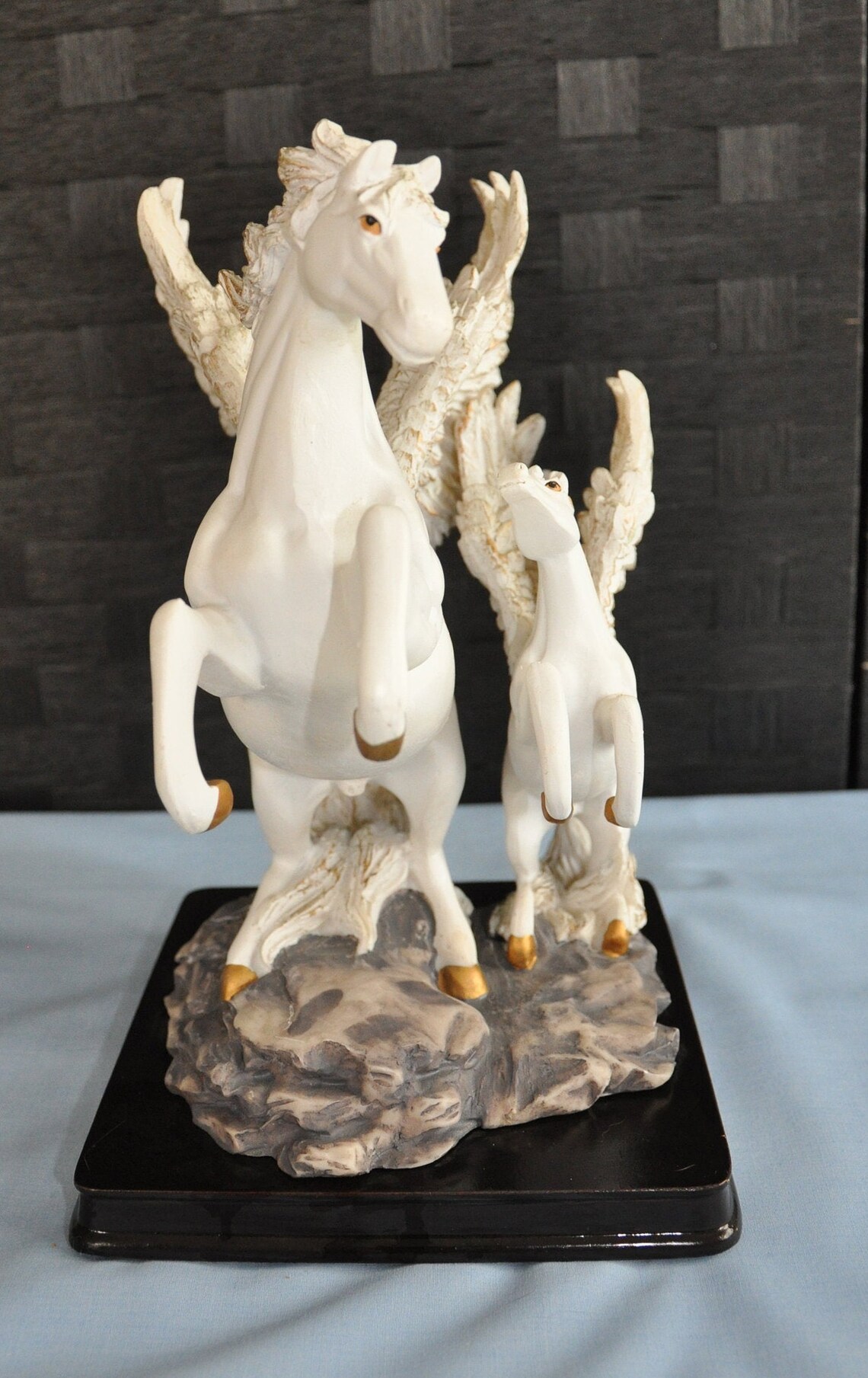 Large Winged Horses Ornament Very Heavy weighs 5lb over 2kg Etsy