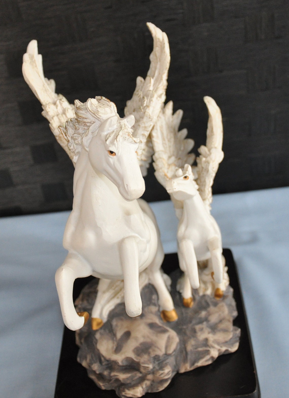 Large Winged Horses Ornament Very Heavy weighs 5lb over 2kg Etsy