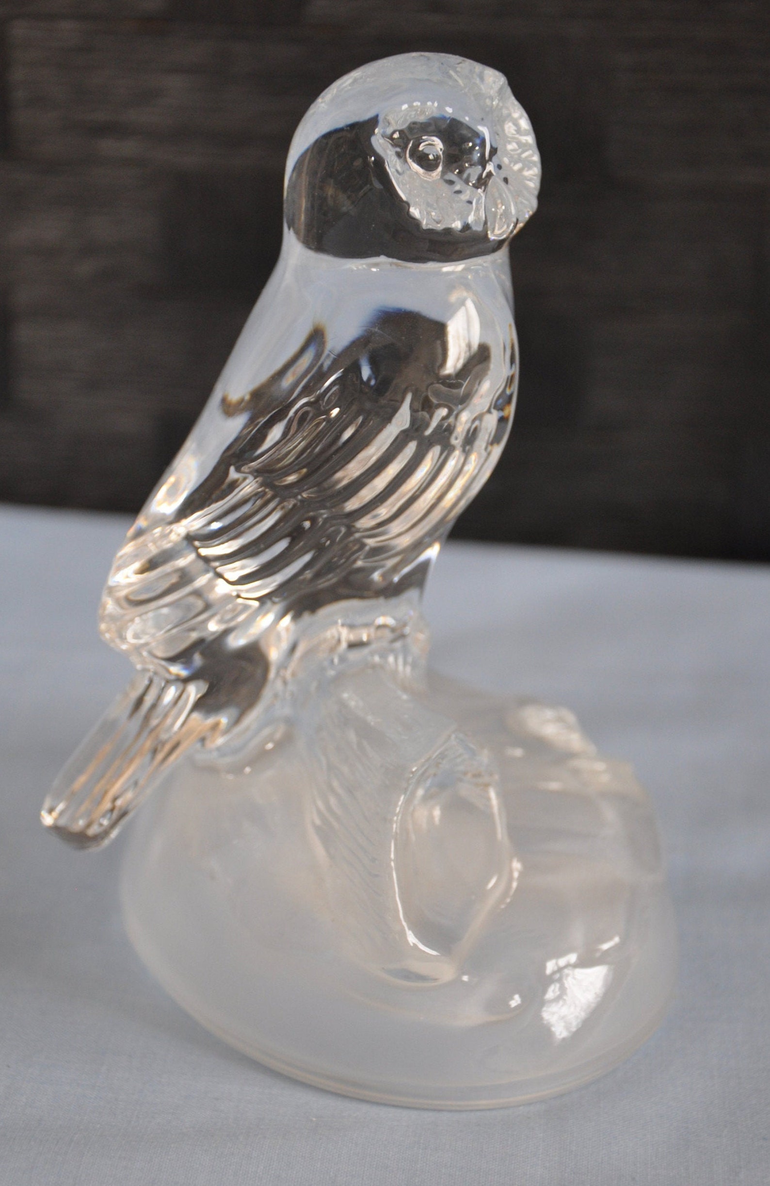 CRISTAL D'ARQUES 24 Lead Crystal Owl Etsy