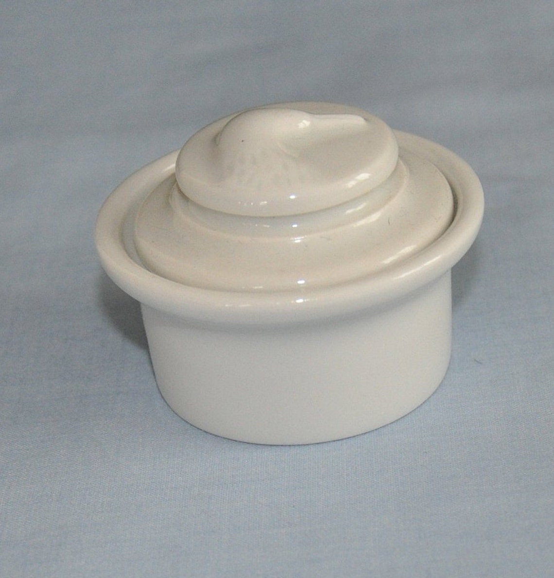 PILLIVUYT Individual Pate or Butter Pot with Duck Decoration Etsy
