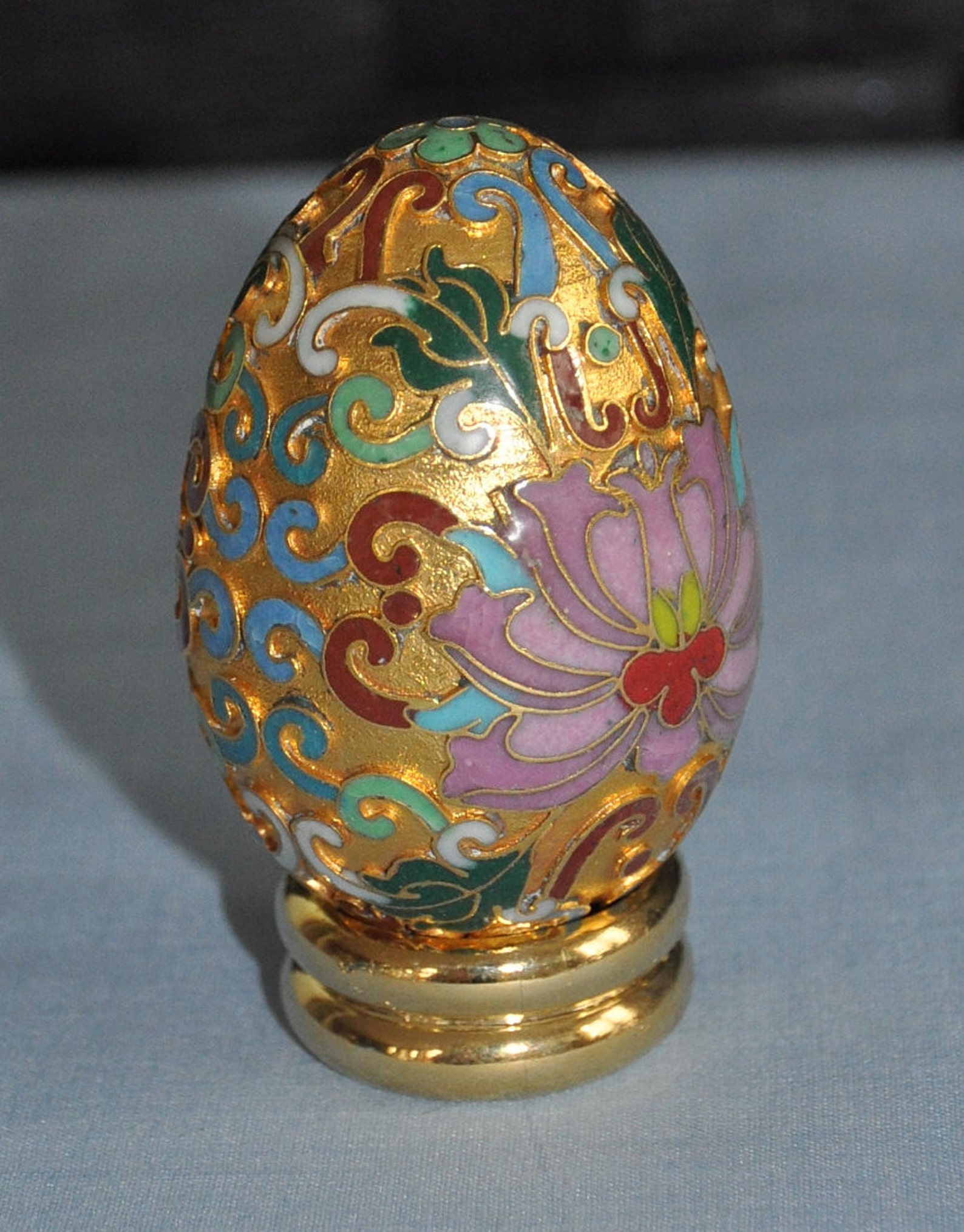 FRANKLIN MINT Cloisonné Egg From 'the Collector's Etsy Denmark