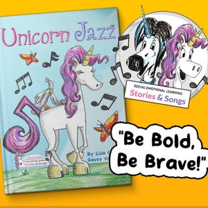 Unicorn Jazz Hardcover by Author Lisa Caprelli image 1