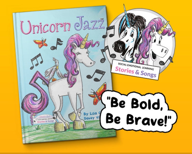 Unicorn Jazz Hardcover by Author Lisa Caprelli image 1