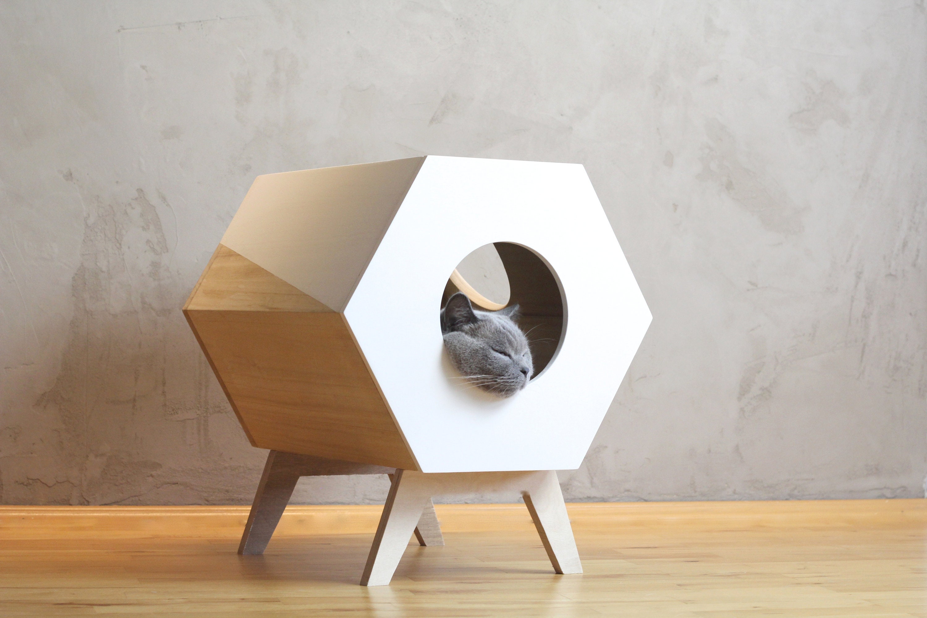 Katzenmöbel Katzenhöhle Design Katzenhaus modernes - Il Fullxfull.1620554050 Fve0