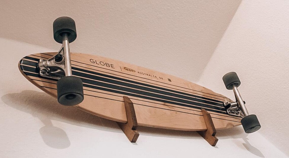 Nachhaltige Longboard Skateboard Snowboard Wandhalterung aus Etsy