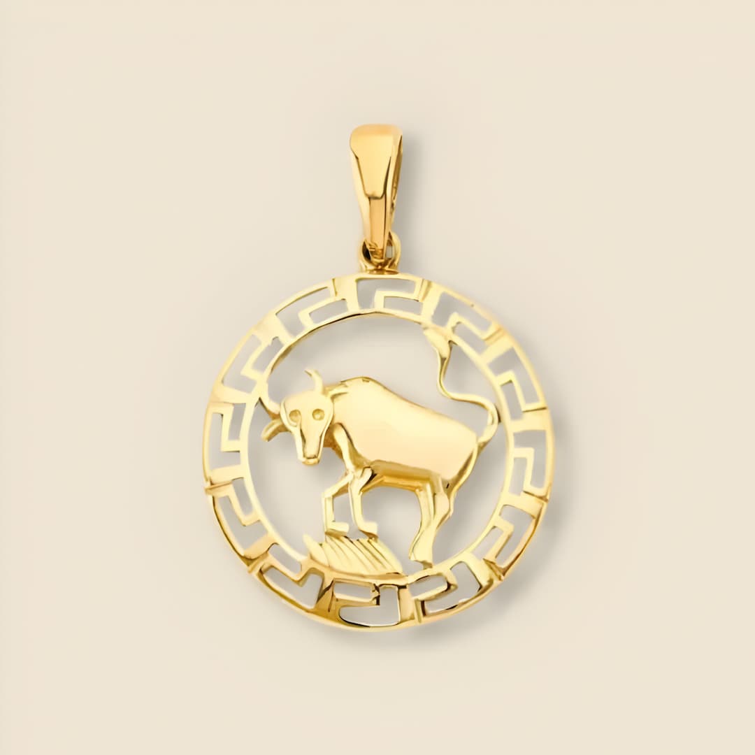 Taurus Charm 14k Gold Taurus Charm Pendant | Zodiac Sign Jewelry | Taurus Pendant by ...