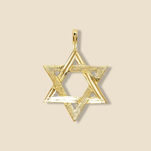 14K Gold Star of David Pendant | Jewish Faith Necklace | Real Gold Religious Jewelry | Premium Gold Jewelry By Tehrani Jewelry