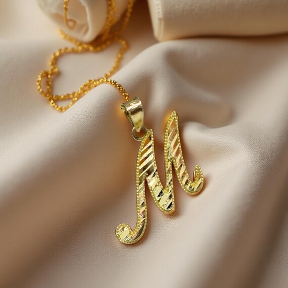 M MOOHAM Dainty Gold Layered Necklace Set - Hexagon Initial Pendant, 14K Gold Over Brass, Gift For Women & Teens - View #4