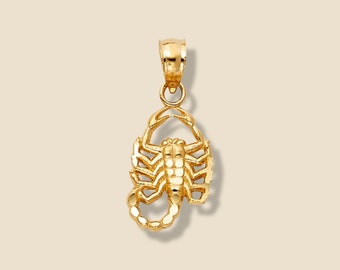 14K Gold Scorpion Pendant | Scorpio Zodiac Charm | Dainty & Symbolic Jewelry | Fine Jewelry by Tehrani Jewelry