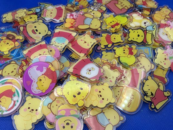 Acrylic Flatback Charms: Random Mix, No Hole - 1"-1.5" (10 pc Set)