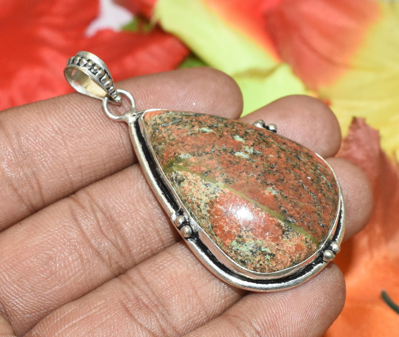 Unakite necklace Outlet