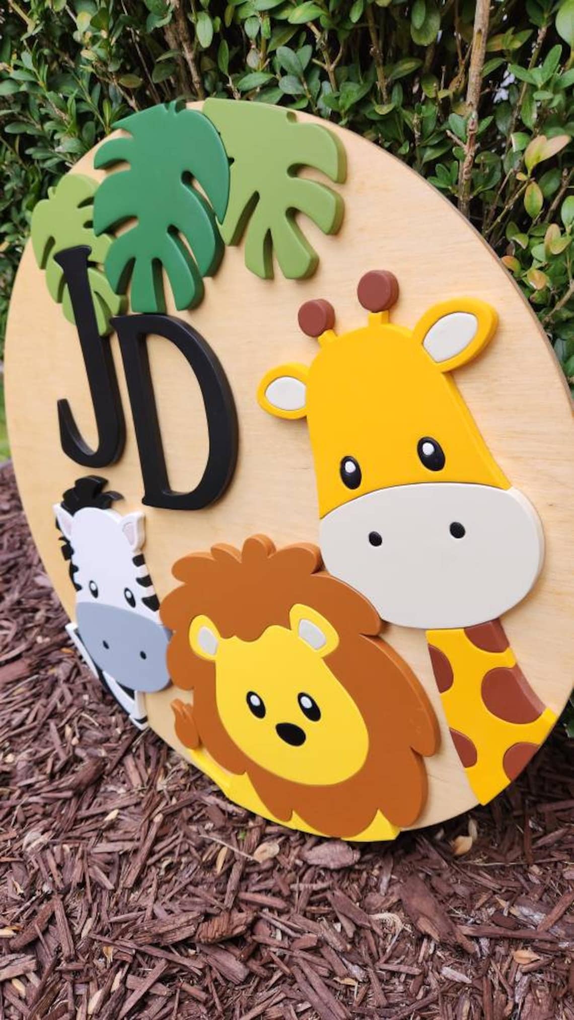 Safari Nursery Decor Safari Animals Wall Decor Jungle Themed Etsy