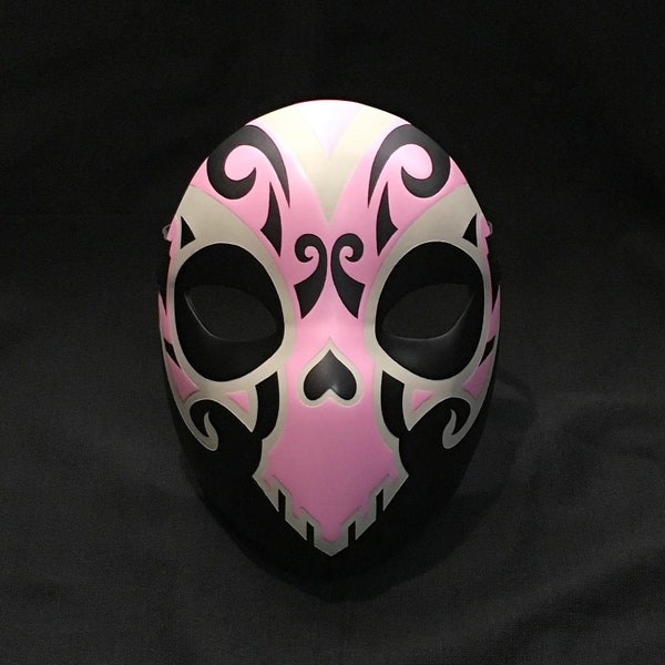 Sombra Mask - 3D Printed - Cosplay Costume - Halloween - Hacked Mask - Skull Mask - Face Changing Mask