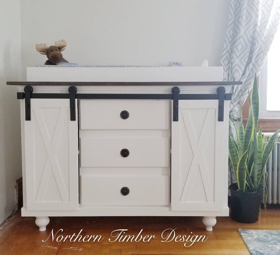 farmhouse changing table