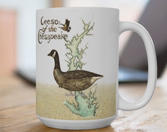 Nathan Cobb Goose Decoy Gift for Father's Day Gift for Dad gift for duck hunter mug gift for decoy collector of vintage decoy gift mug