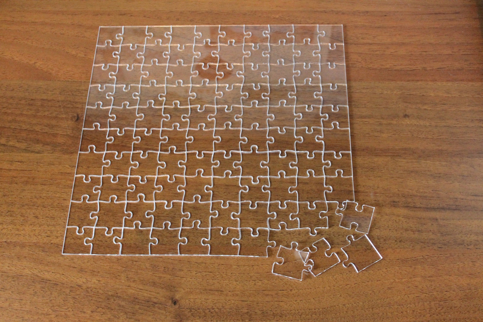 Clear Acrylic Puzzle Difficult Puzzle Adults Puzzle Etsy