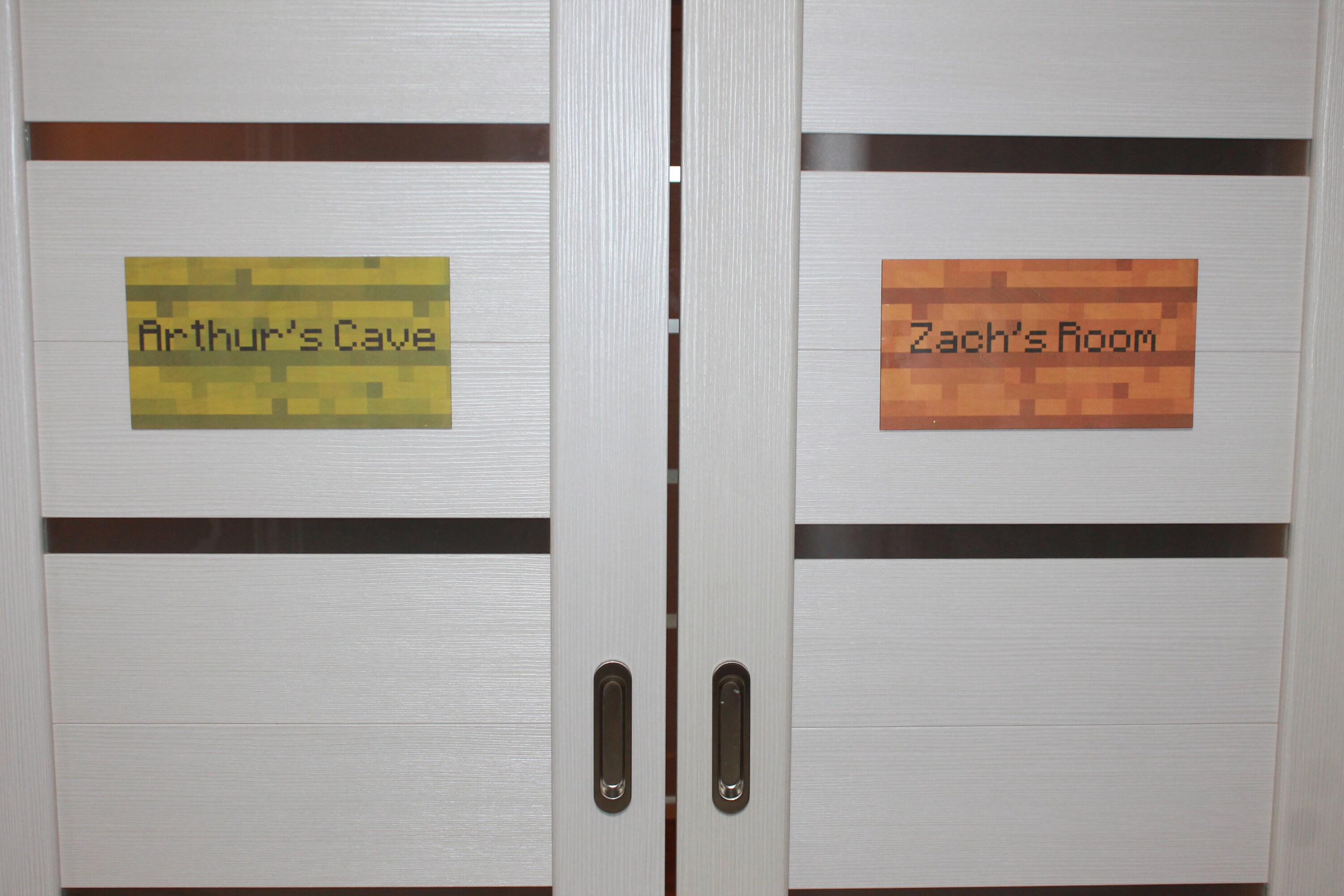 Personalized Minecraft Wooden Signs Minecraft Kids Plaque Etsy