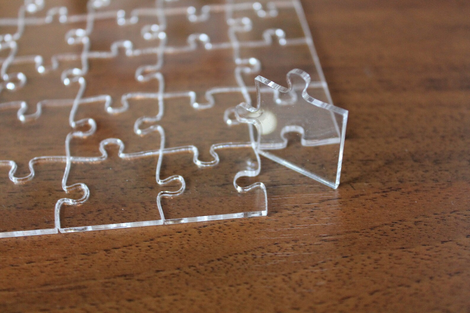 Clear Acrylic Puzzle Difficult Puzzle Adults Puzzle Etsy