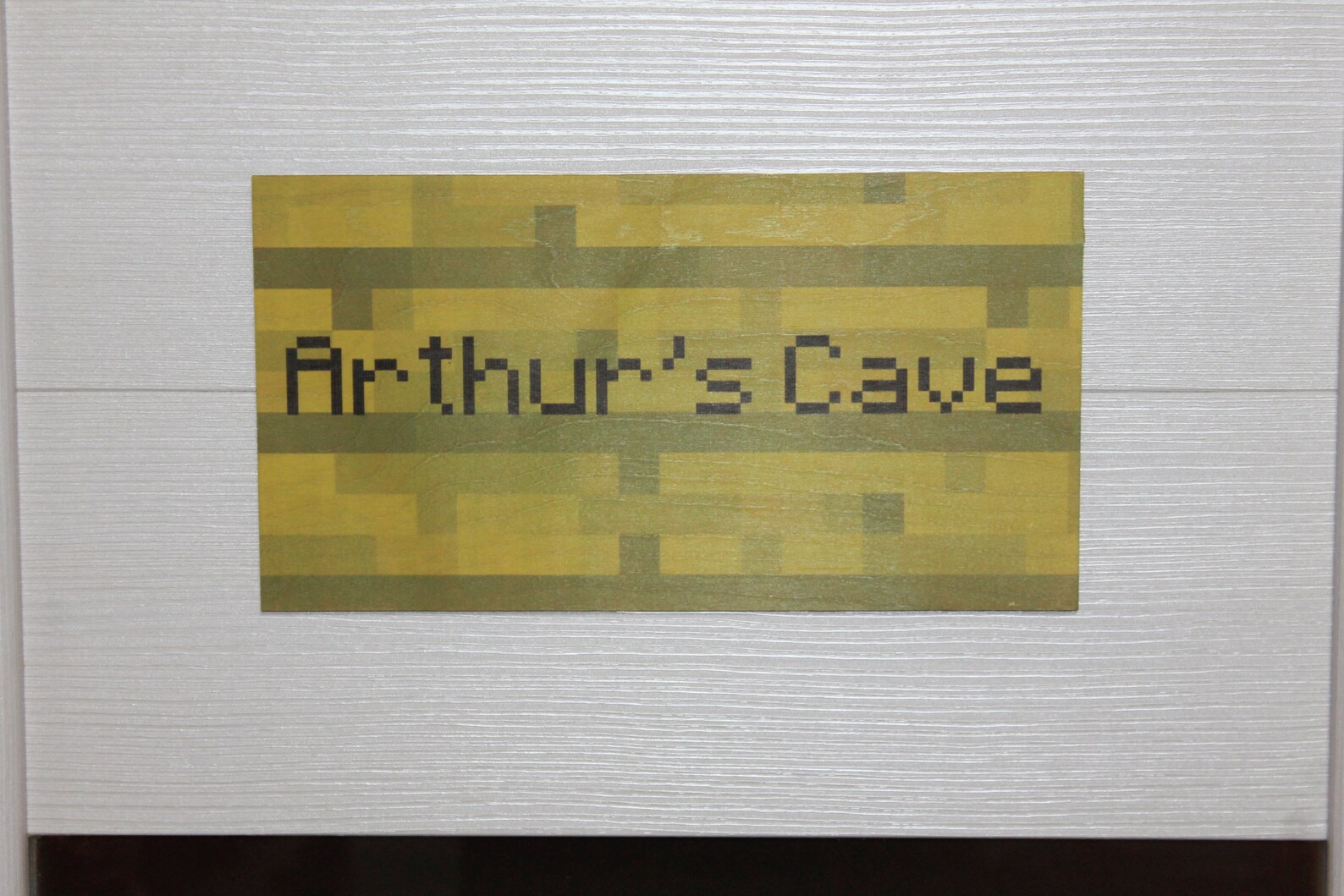 Personalized Minecraft Wooden Signs Minecraft Kids Plaque Etsy