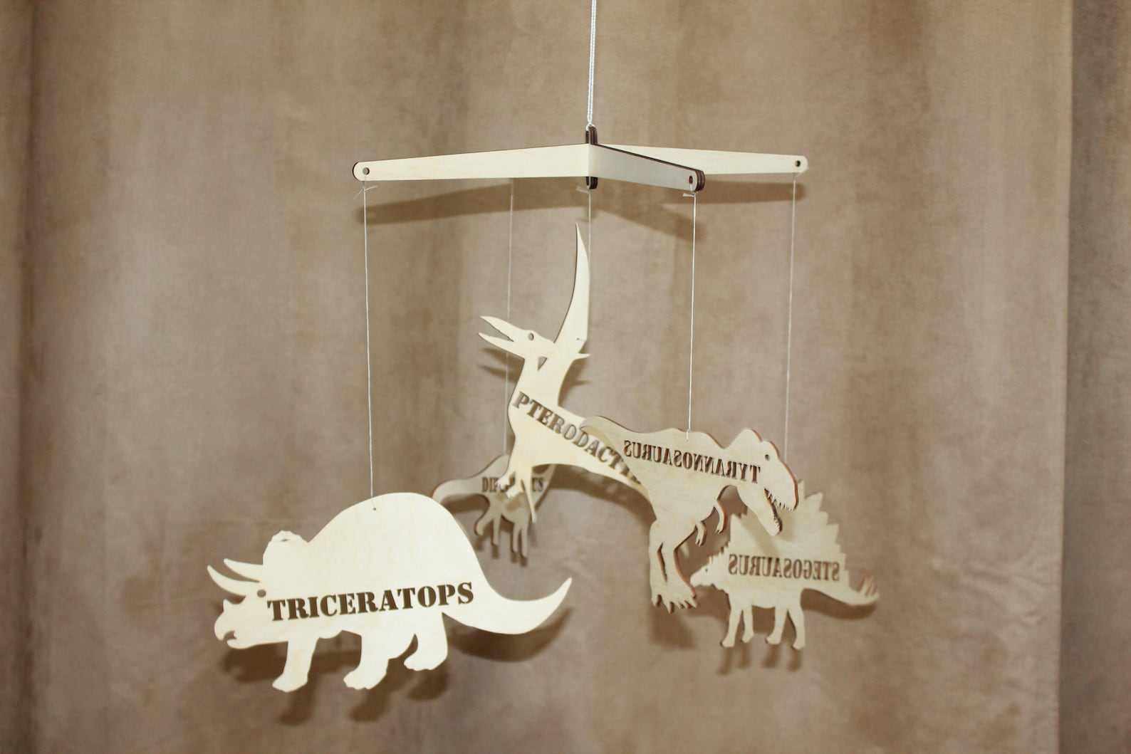 Wooden Baby Mobile Wooden Mobile DIY Nursery Baby Mobile Etsy