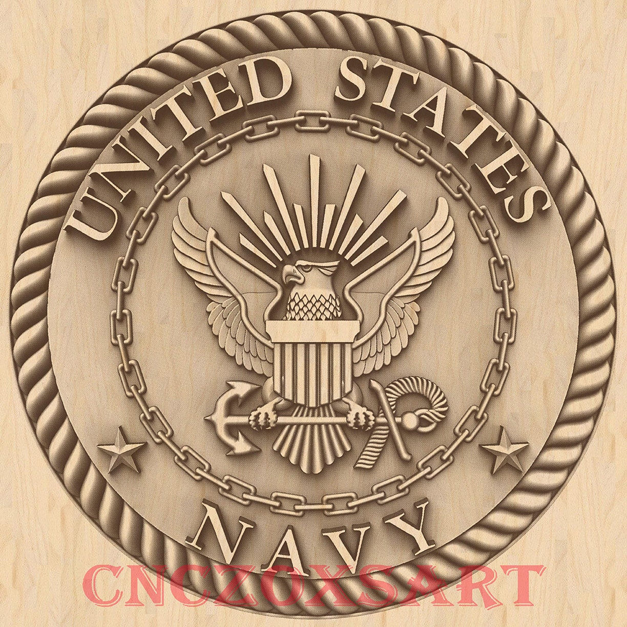 3D Diplomatic Security Badge carving – Moore Signs & Designs