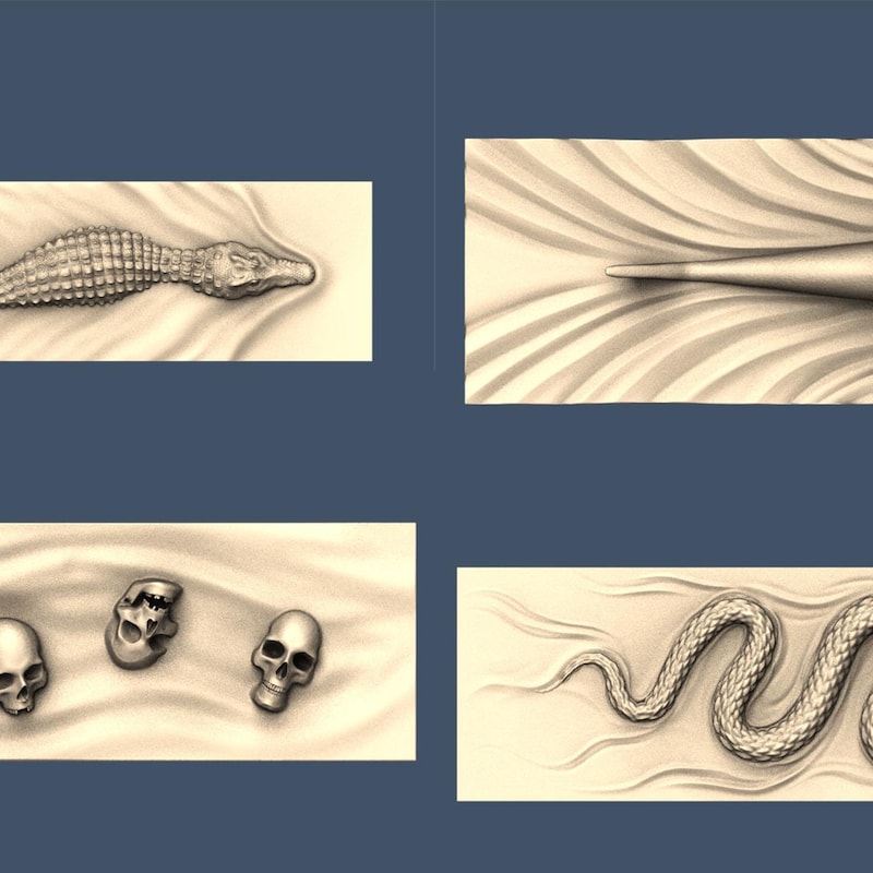 Stl Files Snakes Cnc - Etsy