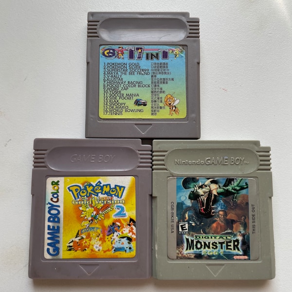 Gameboy Color Multicart Etsy