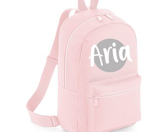 Personalised Children's Mini Backpack - Custom Unisex, Boys & Girls Children's School Bag, Kids Bag, Child’s Backpack