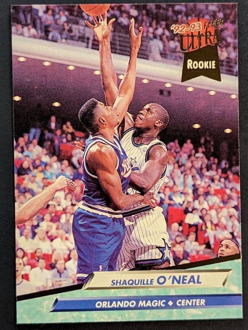 Fleer 92-93 Ultra Shaquille O'neal ROOKIE Magic 328 NBA Trading Card - Etsy