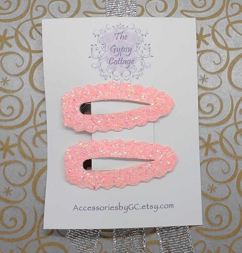 Snap hair clips toddler girls teen women's snap clip set Etsy