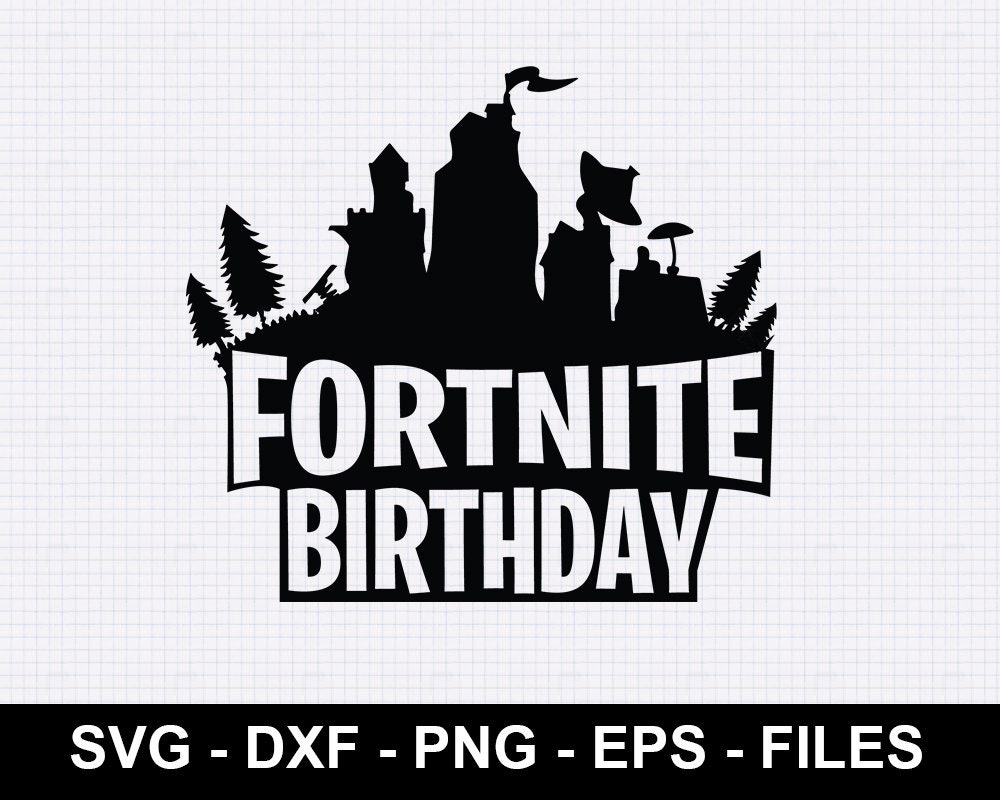 Download Fornite Birthday SVG Fortnite Logo SVG Cut File for Cricut ...