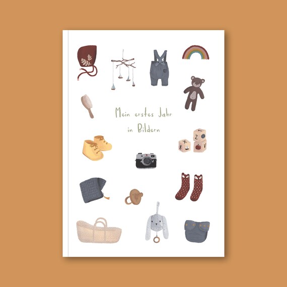 Babybuch Mein Erstes Jahr In Bildern Etsy