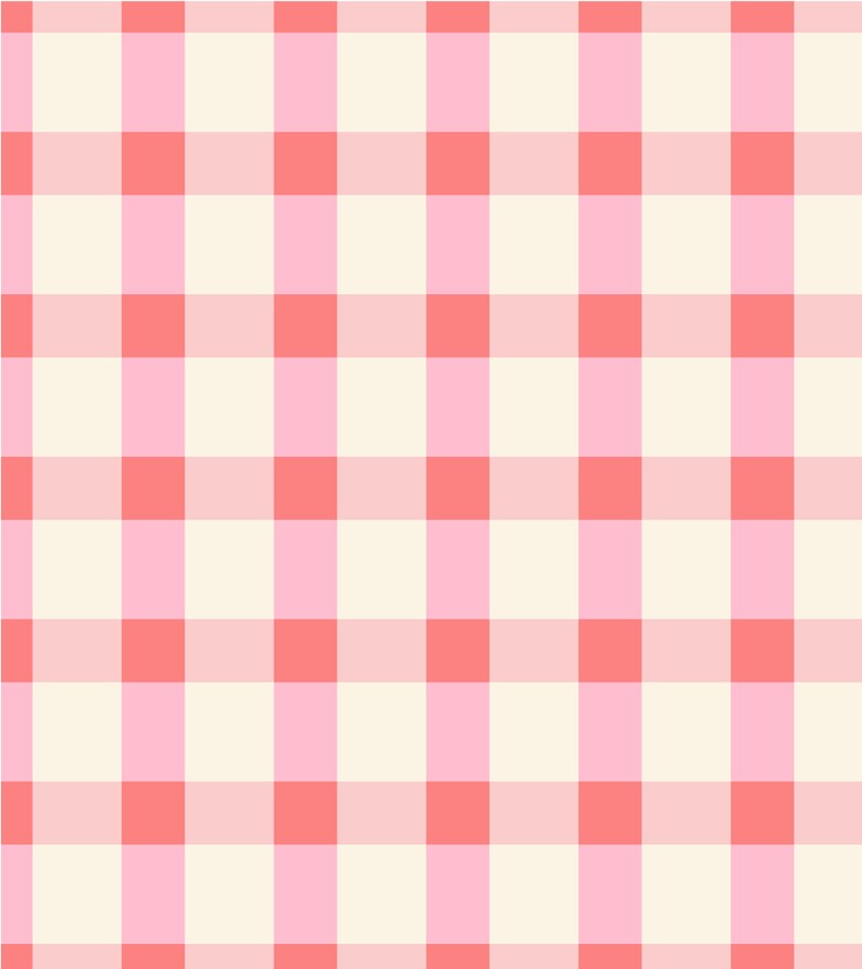 Pink Gingham Printable Insert for Clear Kindle Case - Etsy