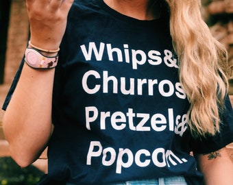 Disney Snacks Unisex Tee, Mickey Pretzel Shirt, Disney World Snacks Shirt