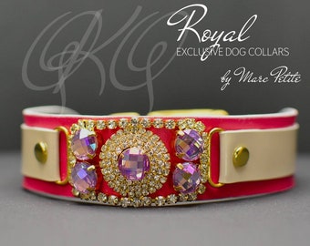 Luxury dog collar: handmade, leather