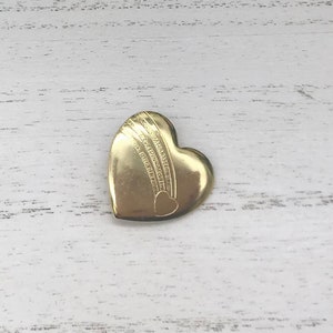 Vintage Variety Club Pin Brooch Gold Toned Heart Used