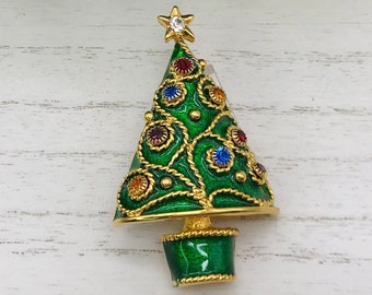 Vintage earring tree brooch