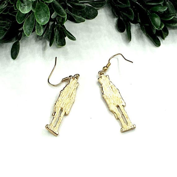 Nutcracker Soldier Dangle Earrings - image 3