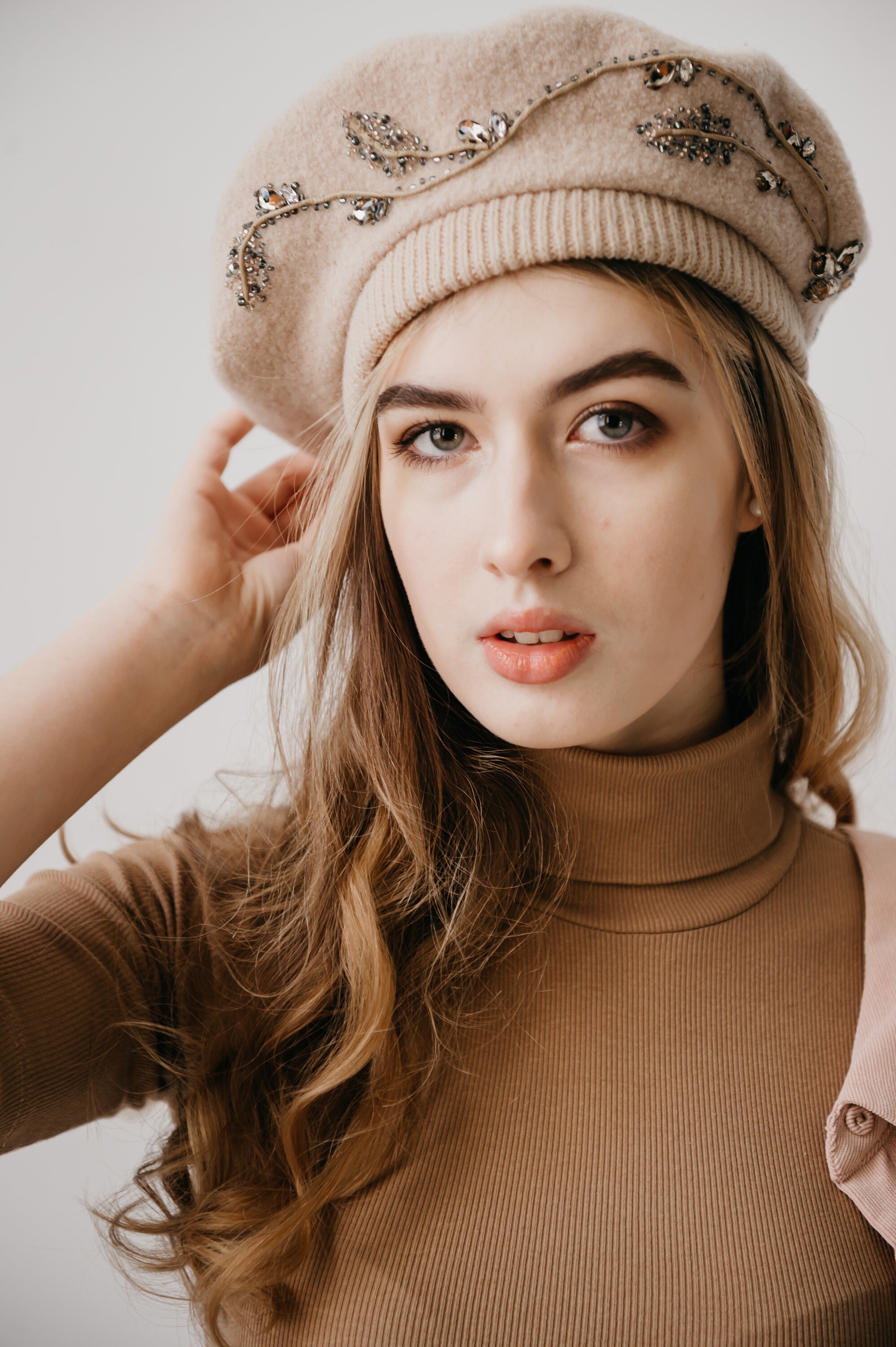 Beret for woman Beret hat Wool beret Chanel Style French style Etsy