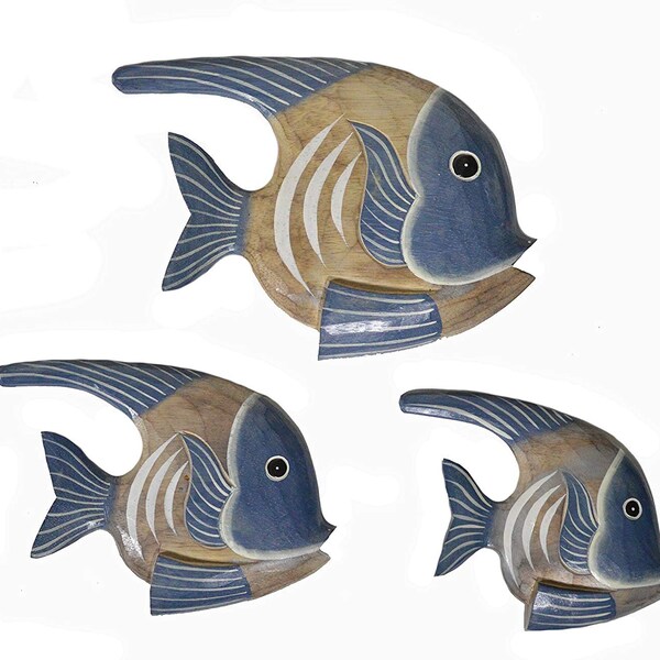 Wood Angel Fish - Etsy